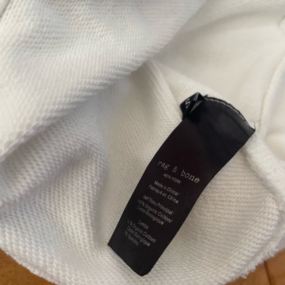 Rag & Bone hoodie sweater top S cotton - Picture 7 of 7